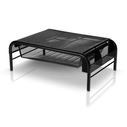 Suporte Para Monitor c/ Organizador de Mesa Aramado Preto Keep - EI044OUT [Reembalado] EI044OUT