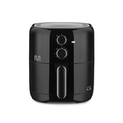 Fritadeira Elétrica Air Fryer 4,2 Litros 1500W 127V Preta Multilaser - CE190OUT - [Reembalado] CE190OUT