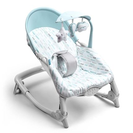Cadeira de Descanso e Balanço Spice Dobrável 0-18kgs Azul Multikids Baby - BB292OUT [Reembalado] BB292OUT